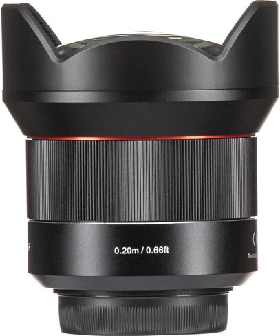 Rokinon 14mm F2.8 Full Frame Auto Focus Wide Angle Weatherproof Lens for Nikon (IO14AF-N) Black in Saudi Arabia
