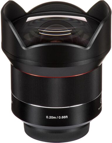 Rokinon 14mm F2.8 Full Frame Auto Focus Wide Angle Weatherproof Lens for Nikon (IO14AF-N) Black in Saudi Arabia