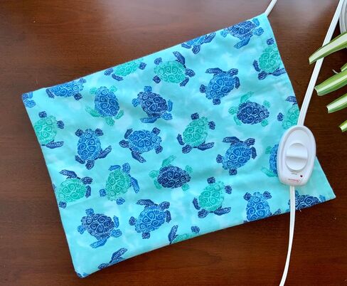 Heating Pad Replacement Cover, Fits 12 X 15 Electric Heating Pads Cotton Flannel (Black Sugar Skulls) in Saudi Arabia