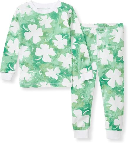 Burt's Bees Baby Baby Girls' Pajamas, Tee and Pant 2-Piece Pj Set, Wild Horse, 5T in Saudi Arabia