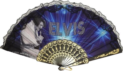 Elvis Hand Fan Colorful Collage in Saudi Arabia