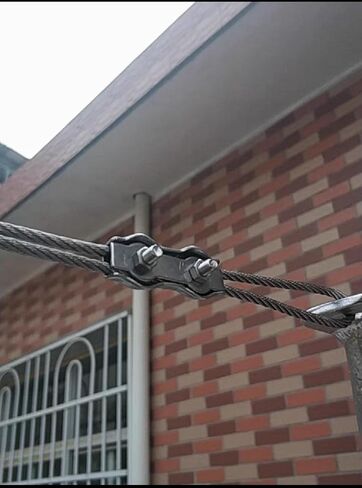 20 قطعة من Yinpecly M3 1/8 بوصة سلك حبل مشابك كابل بسيطة 304 من الفولاذ المقاوم للصدأ مشبك كابل مسمار واحد مشبك تثبيت، موصل حبل بولي M3، موصل توصيل أسلاك M3 واحد in Kuwait