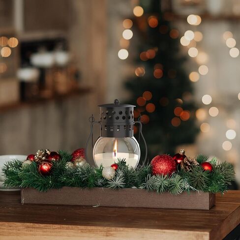 شموع معطرة، شموع فانوس صغيرة قديمة للمنزل معطرة، هدايا شموع شمع الصويا للنساء، أسود (3 × 2.5 أونصة) in Kuwait