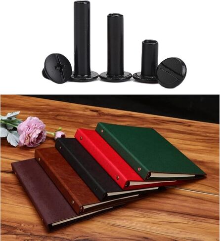 مجموعة متنوعة من أعمدة ربط براغي شيكاغو SCXCLY 120 قطعة، 6 مقاسات (M5 × 6/10/15/25/30/45 م)، فولاذ كربوني كهربائي (أسود) in Kuwait