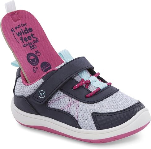 Stride Rite 360 Girls Carson Athletic Sneaker, Iridescent, 3 Infant in Saudi Arabia