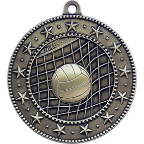 10 to 100 Packs of EMDC Style Volleyball Medals