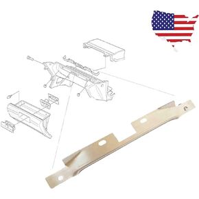 Z3 Z Series 1996-2002 PT# 51 45 8 397 597 Repairs Glove Box Reinforcement Stainless Steel