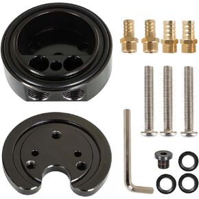 Diesel Fuel Tank Dual-Port Gas Integrated Return Sump Kit Replacement for Airdog FASS Cummins Duramax Powerstroke