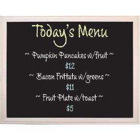 Flipside Products 24" x 36" Wood Framed Black Chalkboard, Large Surface, Wall Decor, Chalkboard Sign, Wall Mount, Menu Board