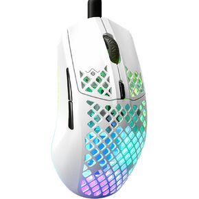 SteelSeries Aerox 3 - Holey RGB Gaming Mouse - Ultra-lightweight Water Resistant Design - 8,500 DPI TrueMove Core Optical Sensor - Onyx