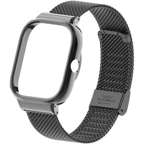 Adjustable and Comfortable With Redmi Watch 4 Strap Metal Case 22mm Stainless Steel Mesh Replacement Straps for Redmi Smartwatch 4