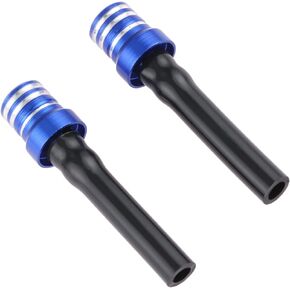 Mtsooning 2PCS Gas Breather Hose, Fuel Tank Cap Tube, Valve Vent Tube CNC Universal Replacement for Atv Motorcycle Dirt Pit Quad Bike Motocross Blue