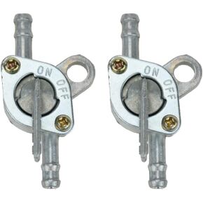Universal Motorcycle Inline Fuel Petcock Shut Off Valve for Baja 90cc BA150 150cc ATV X15 X18 X22 Nini Pocket bike 50cc 110cc 125cc 70cc Go Kart Buggy Scooter Moped Pack of 2pcs