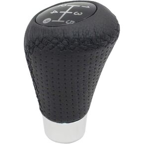 Sakali Leather Round Ball Car Gear Stick Shift Shifter Knob Universal fit for Most Manual Transmission or Automatic Transmission Without Lock Button