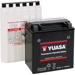 Yuasa YUAM32X6S YTX16-BS Battery, multi-colored