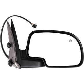 SCITOO Side View Mirror Passenger Side Mirror Compatible with 2002 for Chevy Avalanche 1500 2500 2000-2002 for Chevy Suburban 1500 2500 for Chevy Tahoe for GMC Yukon XL 1500 XL 2500 Power Heating
