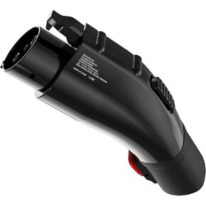 PowerBear Tesla to J1772 Adapter, Max 60A/250V AC, Tesla to J1772 Charging Adapter with Security Lock for J1772 EVs, Compatible with Tesla Wall Connector/Destination Chargers/Mobile Connectors in Kuwait