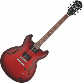 Ibanez AS53 Artcore Semi-Hollow Sunburst Red Flat