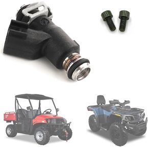 Fuel Injector Compatible with Hisun 400 UTV ATV,Massimo MSU400,Axis,Coleman UT400,Outfitter 400,YS400,Cowboy400,Bennche,Cub cadet(2 Hole)