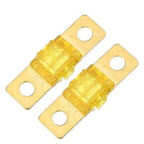 X AUTOHAUX 2pcs 20A 32V AMI Fuses Replacement for Automotive Marine Audio Video System Electronics