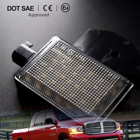NSLUMO LED Under Hood Light & Harness Assembly Compatible w/ 2009-2018 Dodge Ram 1500 2500 3500 Pickup Truck, 6000K 30-SMD White Led Hood Engine Compartment Lamp Kit OEM ‎68395126AA in Saudi Arabia