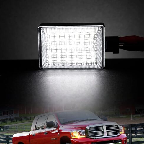NSLUMO LED Under Hood Light & Harness Assembly Compatible w/ 2009-2018 Dodge Ram 1500 2500 3500 Pickup Truck, 6000K 30-SMD White Led Hood Engine Compartment Lamp Kit OEM ‎68395126AA in Saudi Arabia