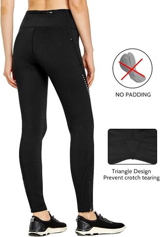 FitsT4 الحراري صوف مبطن الدراجات الجوارب الشتاء المشي لمسافات طويلة مقاومة للماء تشغيل السراويل النساء الطقس البارد جيوب البريدي in Kuwait