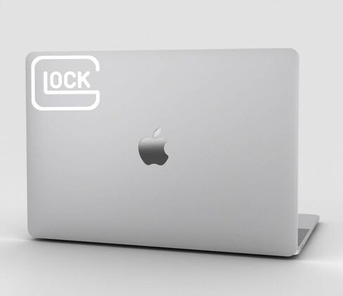 DW - ملصق لاصق من الفينيل مقطوع بالقالب من الفينيل لفنجان القهوة وزجاجة المياه وأجهزة الكمبيوتر المحمولة والنوافذ| أبيض | 3" in Kuwait