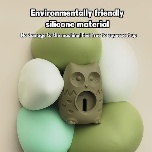 Cute Owl Apple Watch Charger Stand Compatible with iWatch Series 9-1(45mm,44mm,42mm,41mm,40mm,38mm) Apple Watch Dock,Cute Charger Stand Soft Silicone,Nightstand Mode,Home/Office Use in Kuwait