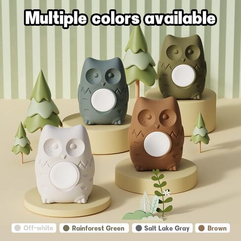 Cute Owl Apple Watch Charger Stand Compatible with iWatch Series 9-1(45mm,44mm,42mm,41mm,40mm,38mm) Apple Watch Dock,Cute Charger Stand Soft Silicone,Nightstand Mode,Home/Office Use in Kuwait