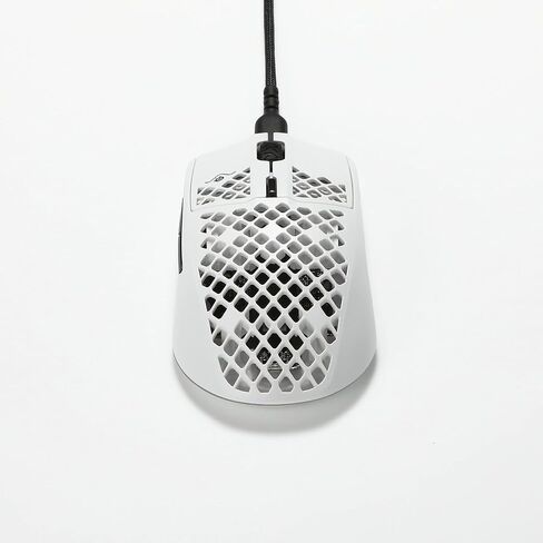 SteelSeries Aerox 3 - ماوس الألعاب Holey RGB - تصميم مقاوم للماء خفيف الوزن للغاية - مستشعر بصري TrueMove Core بدقة 8500 نقطة في البوصة - أونيكس in Saudi Arabia