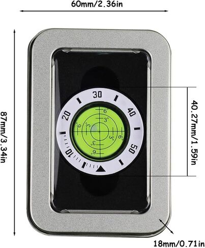 Golf Green Reader With Iron Box,Golf Ball Marker With High Precision Green Reading, Magnetic Golf Ball Marker for Hat Clip,Golf Accessories Golf Gifts for Father's Day, Christmas and Holidays in Saudi Arabia