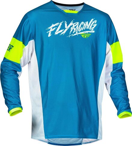 Fly Racing YTH Kinetic Mesh Khaos Jersey Red/White/Blue Yx in Saudi Arabia