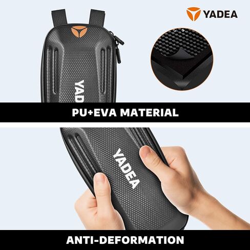 حقيبة سكوتر مقاومة للماء من YADEA، معلقة أمامية، حقيبة مقود متينة من مادة EVA للسكوتر الكهربائي/الدراجة الكهربائية/الدراجة الهوائية/الدراجة النارية لحمل أدوات الشاحن، سعة كبيرة 3 لتر in Kuwait