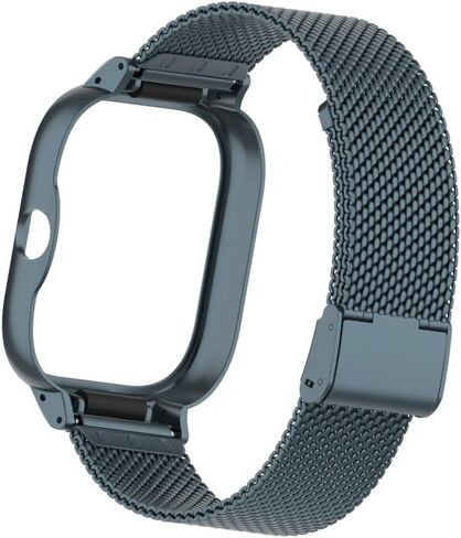 Adjustable and Comfortable With Redmi Watch 4 Strap Metal Case 22mm Stainless Steel Mesh Replacement Straps for Redmi Smartwatch 4 in Saudi Arabia