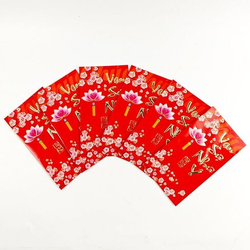 2024 Asian Vietnamese New Year Red Envelopes, 30pcs Vietnamese Lucky Money Red Packets, Dragon Year Red Envelopes Vietnam Lunar New Year Decorations/Phong Bì Màu Đỏ Năm Mới Á Việt 2024 in Saudi Arabia