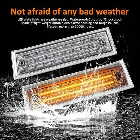 أضواء علامة جانبية LED من Bestview لشاحنات 1981-1991 Chevy C10 C20 C30 GMC C1500 C2500 Suburban Blazer Jimmy Pickup Trucks، مصابيح علامة جانبية للمصد الأمامي، عدسات شفافة (قطعتان) in Kuwait
