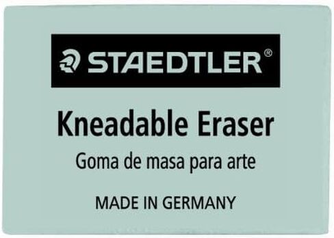 Staedtler Art Erasers, 1 ea Kneadable Eraser and 1-Each Art Gum Eraser, 525925BK in Saudi Arabia