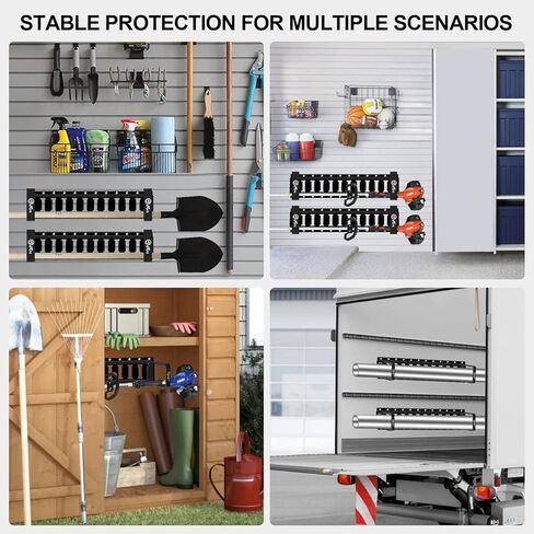 4 عبوات من حامل أدوات المسار الإلكتروني لحامل الأدوات الأفقي للمسار الإلكتروني | ملحقات المسار الإلكتروني للمقطورة المغلقة لتأمين منظم حامل الأدوات للحامل الأفقي لأداة المسار الإلكتروني/مسار المسار الإلكتروني | مربع المسار الإلكتروني in Kuwait