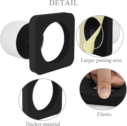 2 حزمة حامل نافذة متوافق مع بطارية Google Nest Cam، حامل كاميرا لاصق بدون براغي دعامة تثبيت كاميرا لاصقة كاميرا أمان خارجية مثبتة على الحائط الزجاجي بدون انعكاسات in Kuwait