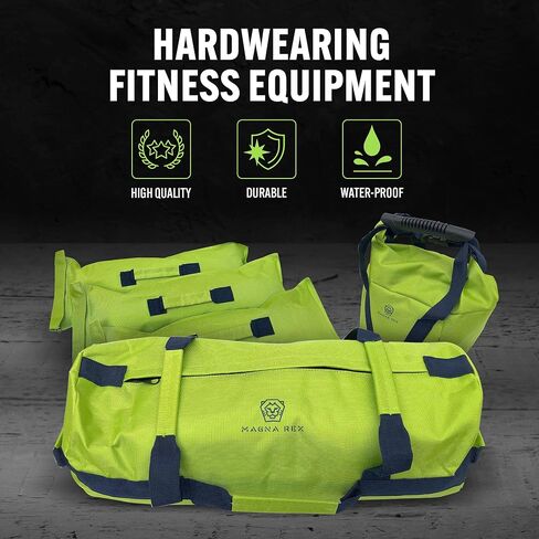 Sandbag Workout Bag - Adjustable Sand Bags for Weight Training | Heavy Duty Equipment - 1 Outer Workout Sandbag, 3 Inner Sandbags, and 1 Soft Kettlebell in Saudi Arabia