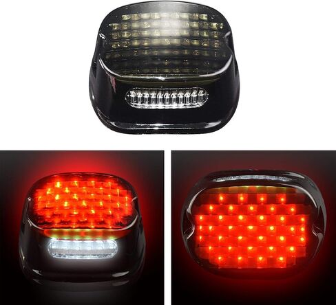 HDBUBALUS LED ضوء خلفي للفرامل مصابيح خلفية دخانية منخفضة تناسب Harley Touring Street Glide Road King Electra Glide Dyna Fat Boy Sportster 833 1200 in Saudi Arabia