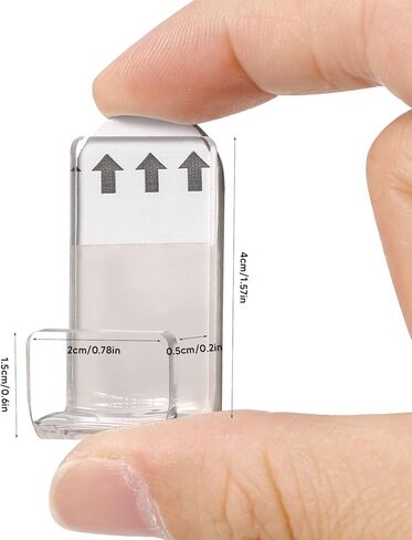 30 قطعة حامل عرض مثبت على الحائط من الفينيل الشفاف، شماعات تسجيل فينيل أكريليك ذاتية اللصق، حامل جدار الألبوم، حامل حائط من الفينيل لرف عرض السجل وتزيين جدار المنزل in Kuwait