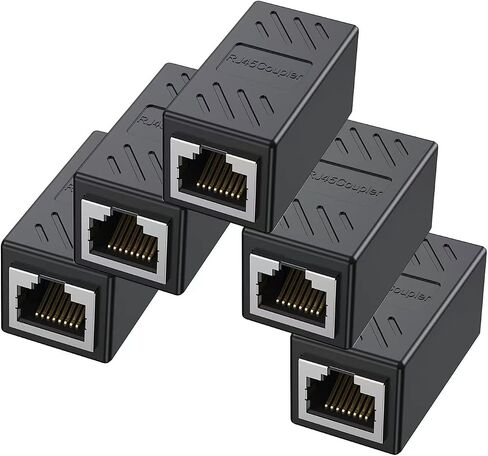 RJ45 Coupler, Ethernet Coupler 10 Pack, Female to Female Cat6 Coupler for Cat8 Cat7 Cat6 Cat6a Cat5e Cat5 Cable in Saudi Arabia