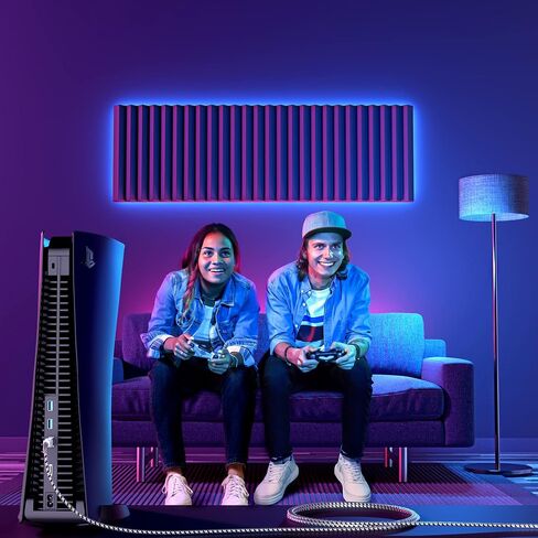 كابل إيثرنت مسطح Maximm Cat7، 25 قدمًا، 600 ميجاهرتز، محمي RJ45، أحمر، 10 حزم in Kuwait