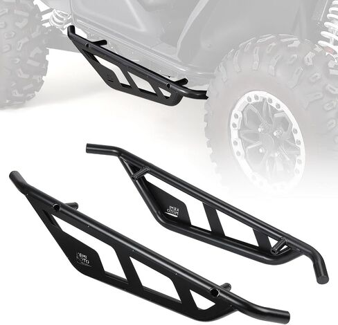 KEMIMOTO Nerf Bars Rock Sliders, Heavy Duty Black Tree Kickers Side Steps Nerf Bars Compatible with 2022 2023 2024 CFMOTO ZForce 950 HO EX/ 2020-2022 ZForce 950 Sport Accessories in Saudi Arabia