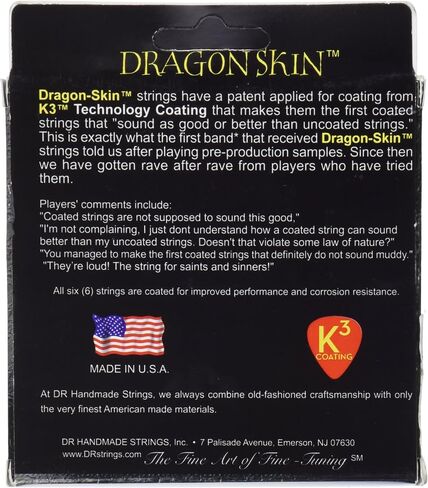 DR Strings Dragon Skin Electric Lite، أوتار (DSE9) in Saudi Arabia