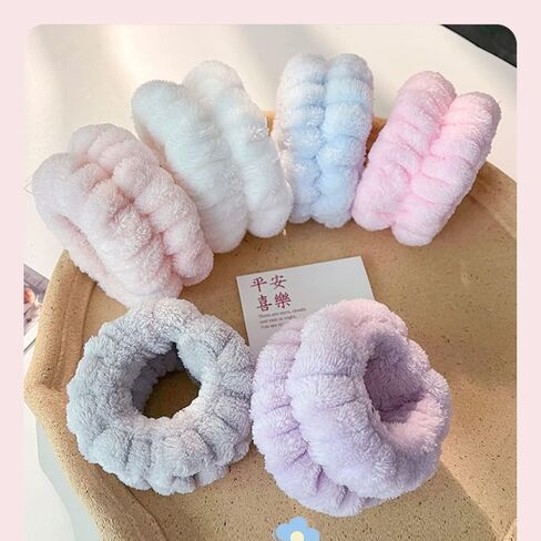 Wrist Towels Bands for Washing Face Washing Wristbands Wrist Spa Washband Wrist Water Guards Face Wash Microfiber Wraps Sweatband for Women Girls Prevent Liquids Spilling Arm Scrunchies in Saudi Arabia