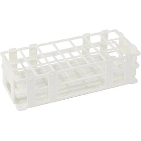 BIPEE Plastic Test Tube Rack for 30mm Tube, 21 Well, White,Detachable (21 Hole) in Saudi Arabia