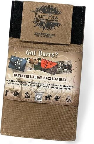 Burr Paw Burr Removal Tool for Dogs, Clothes, Horses and Hunting Gear - Multi-Purpose Deburring Accessory for Removing Sticky Burrs in Kuwait